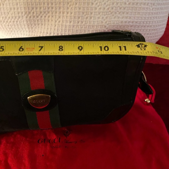 GUCCI BLACK,SHERRY WEB LINE BAG - Picture 5 of 16